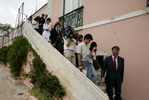 Jovens alunos do Montijo recebidos no Palcio de Belm