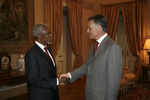 Kofi Annan received in Belm