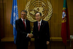 Presidente com Ban Ki-moon