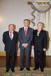 President of the Republic with the two decorated individualities
