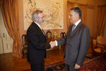 Werner Hoyer received by the President