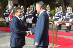 Presidente Ollanta Humala recebido em Belm