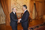Wilfried Martens received by the President