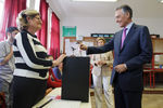 Presidente votou na Escola Bartolomeu de Gusmo