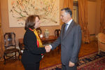 Rebeca Grynspan received by the President