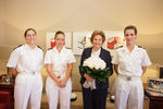 Naval officers received by Mrs. Cavaco Silva