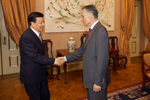 Liu Yunshan received by the President