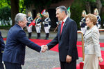 Presidente Joachim Gauck recebido em Belm