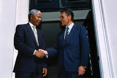 Encontro com Nelson Mandela em São Bento a 6 de Outubro de 1993